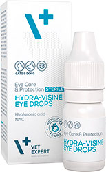 VetExpert Hydra-Visine Eye Drops Краплі для щоденного зволоження очей котів і собак