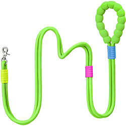 Maogoublue Marshmallow Standard Веревочный поводок "Lemon Green" для собак