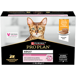 Purina Pro Plan Delicate Набор муссов с курицей для кошек с чувствительным пищеварением