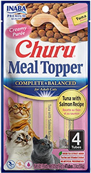 Inaba Churu Meal Topper Кремовий топер з тунцем та лососем для котів