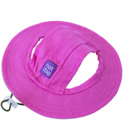 Hat-Dog Панама з льону для собак, ягідний смузі