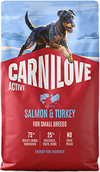 Carnilove Active Dog Adult Small Breed Salmon & Turkey