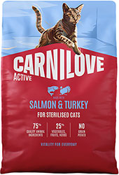 Carnilove Active Cat Sterilised Salmon & Turkey