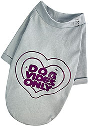 Dogs Bomba Футболка "Dog Vibes" для собак, сіра