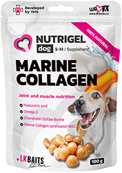 LK Baits Pet Nutrigel Marine Collagen Функциональные лакомства с морским коллагеном для суставов для собак средних пород