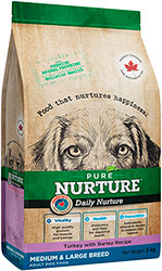 Pure Nurture Daily Turkey with Barley Medium & Large Dog Adult