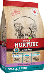 Pure Nurture Grain Free Turkey with Peas Small & Mini Dog All Lifestages