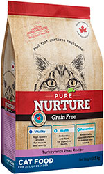 Pure Nurture Grain Free Turkey with Peas Cat All Lifestages