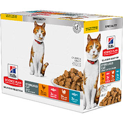Hill's SP Feline Adult Sterilised Combipack Pouches