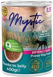 Mystic Шматочки з яловичиною в желе для цуценят