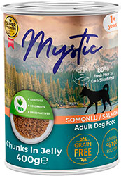Mystic Шматочки з лососем в желе для собак