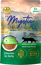 Mystic Шматочки з ягням в желе для котів, пауч