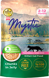 Mystic Шматочки з куркою в желе для кошенят, пауч