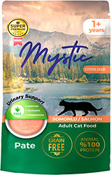 Mystic Паштет з лососем для стерилізованих котів, пауч