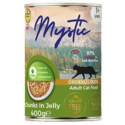 Mystic Шматочки з качкою в желе для котів