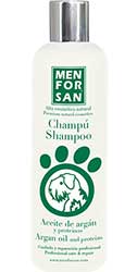 Menforsan Silk protein and argan oil Шампунь з протеїном і аргановою олією для собак