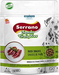 Mediterranean Natural Serrano Snacks Grain Free Dog Adult Duck