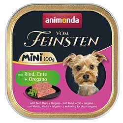 Animonda Vom Feinsten Mini для собак, з яловичиною та качкою