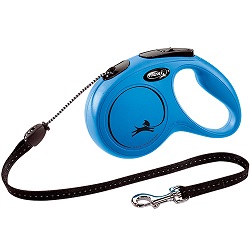 Flexi New Classic M — повідець-рулетка для собак до 20 кг, трос, 5 м