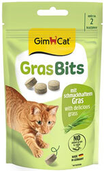 GimCat GrasBits - витаминизированные лакомства с травой для кошек