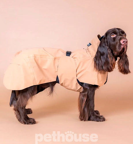 Paikka Visibility Raincoat Lite Taupe Дождевик для собак, светло-коричневый