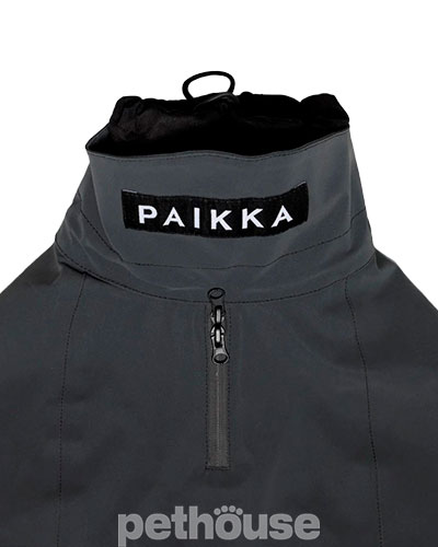 Paikka Visibility Raincoat Dark Дождевик для собак, темно-серый