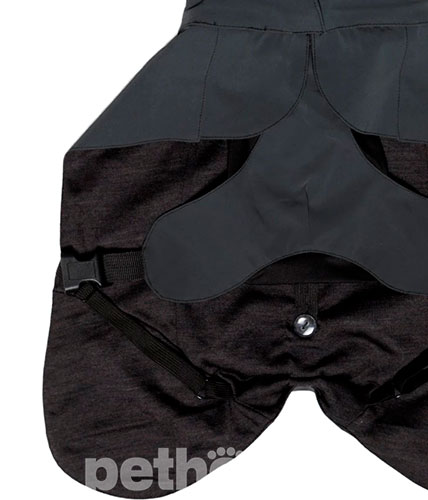 Paikka Visibility Raincoat Dark Дождевик для собак, темно-серый