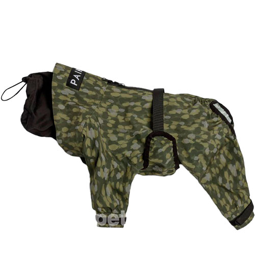 Paikka Rain Suit Костюм для собак, зелений