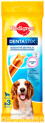 Pedigree Dentastix Палочки для поддержания здоровья зубов у собак средних пород