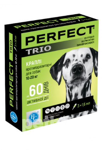 PerFect TRIO Краплі для собак вагою від 10 до 20 кг