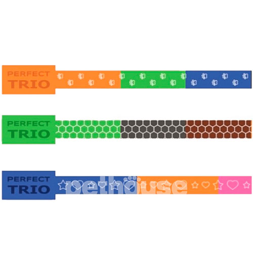 PerFect TRIO Нашийник "Серця-зірки" для собак, 35 см