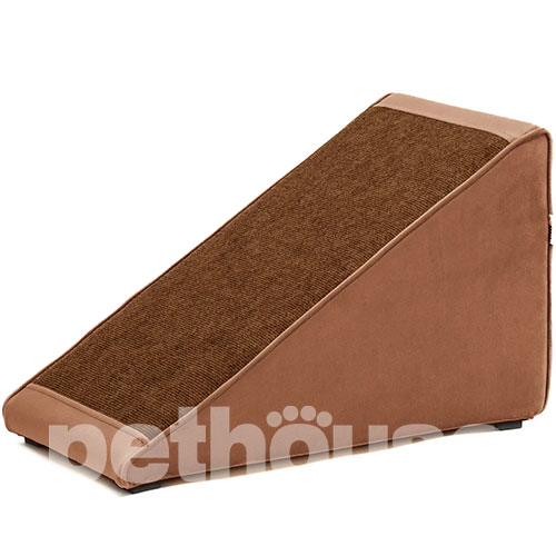 Petbed Velor Пандус із килимком, коричневий