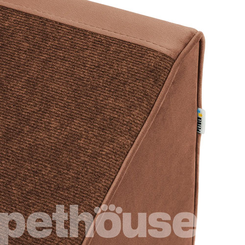 Petbed Velor Пандус із килимком, коричневий