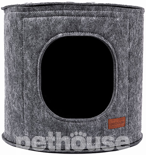 Pethouse Будиночок Hive для котів та собак, сірий, фото 2