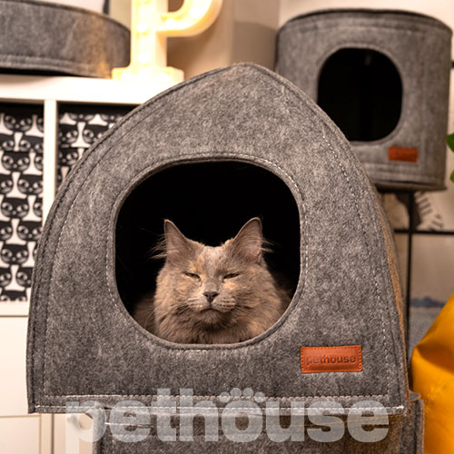 Pethouse Домик Tent для кошек и собак, серый, фото 7