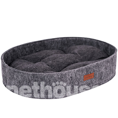 Pethouse Лежак Nest для кошек и собак, серый