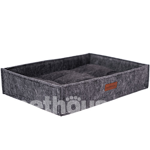 Pethouse Лежак Box для кошек и собак, серый, фото 2