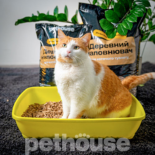 Pethouse Древесный наполнитель для кошачьего туалета, без аромата