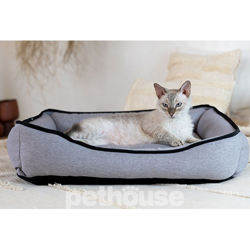 Pethouse Лежак Chester для котів і собак, сірий