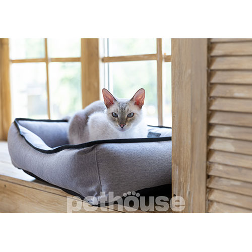 Pethouse Лежак Chester для котів і собак, сірий