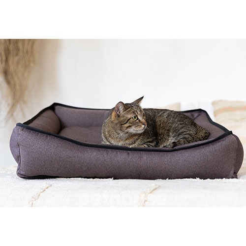 Pethouse Лежак Chester для котів і собак, коричневий