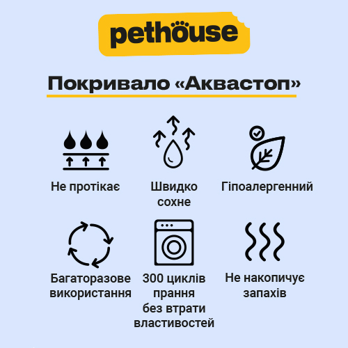 Pethouse Покрывало "Аквастоп" для собак и кошек