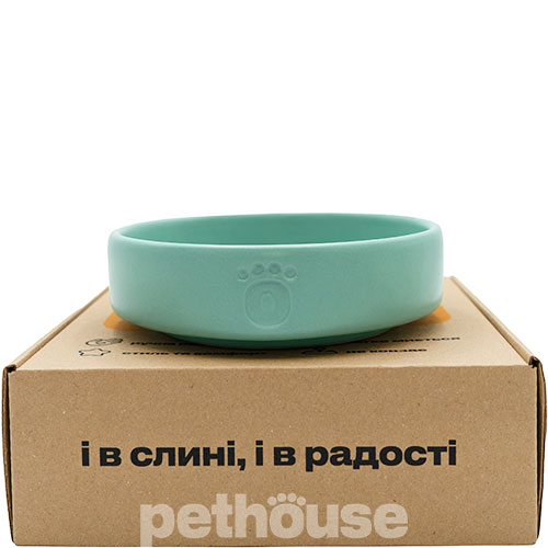 Pethouse Керамічна миска для котів і собак, м'ятна