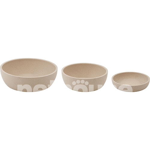 Pethouse Полімерна Миска Bamboo Plate для собак і котів, світло-бежева