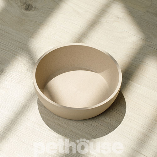 Pethouse Полімерна Миска Bamboo Plate для собак і котів, світло-бежева