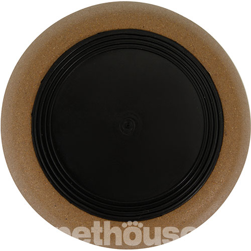 Pethouse Полімерна Миска Bamboo Plate для собак і котів, коричнева