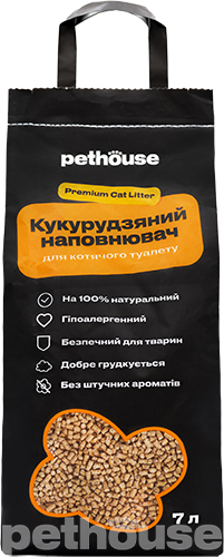 Pethouse Кукурудзяний наповнювач для котячого туалету