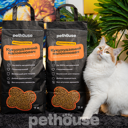 Pethouse Кукурудзяний наповнювач для котячого туалету