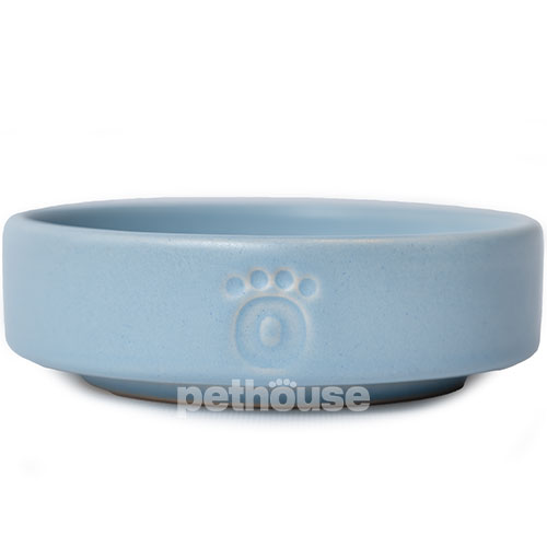 Pethouse Керамическая миска для кошек и собак, голубая