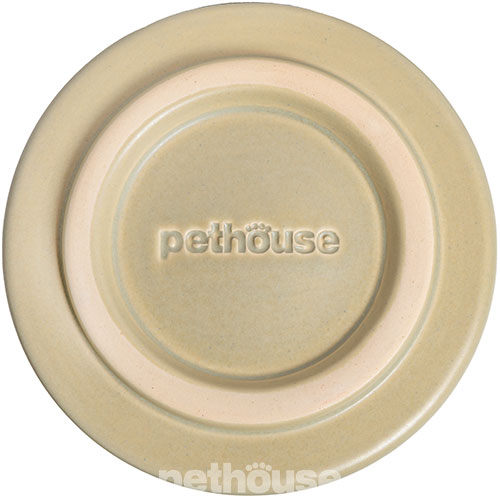 Pethouse Керамическая миска для кошек и собак, фисташковая